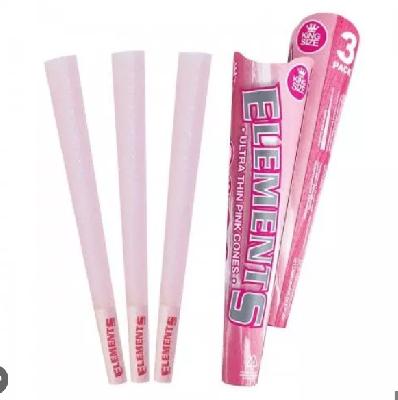 Elements Conos Pre Rolled King Size Pink