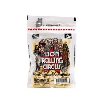 Lion Rolling Circus Display Filtros Brown Biodegradables