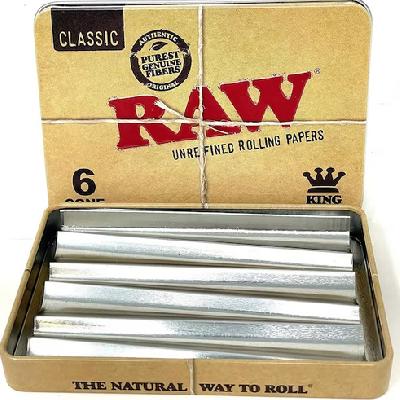 Raw Caja Metálica Para Transporte De 6 Conos