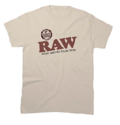 Raw Camiseta Beige Hombre