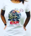Raw Camiseta Blanca Chica