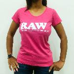 Raw Camiseta Rosa Chica
