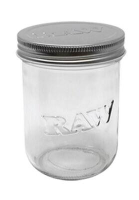 Raw Mason Jar Bote De Cristal Grande 16 Oz ( 473 Ml )