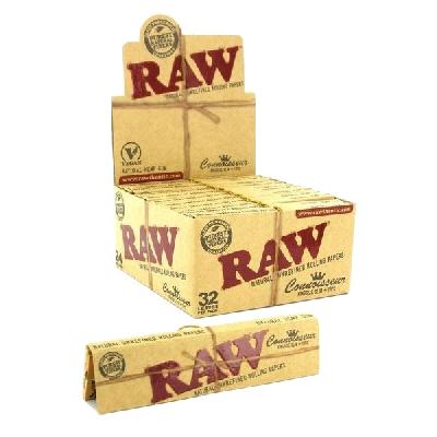 Raw Natural Connoisseur Kingsize Slim Organic + Tips