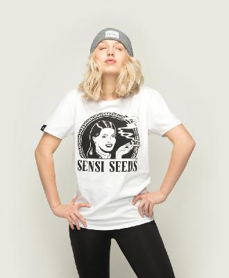 Sensi Seeds Camiseta Logo Blanca Xl