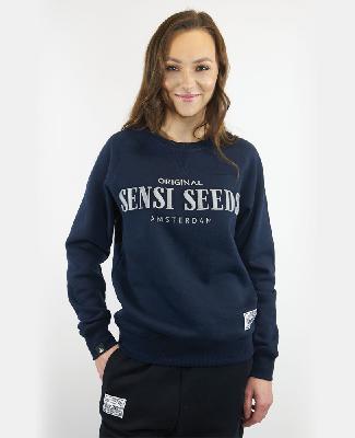 Sensi Seeds Jersey 3d Sweater Navy  S - M - L