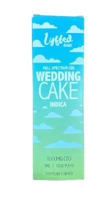 Vaper Desechable Cbd Wedding Cake Lyfted Bran 1 Ml 